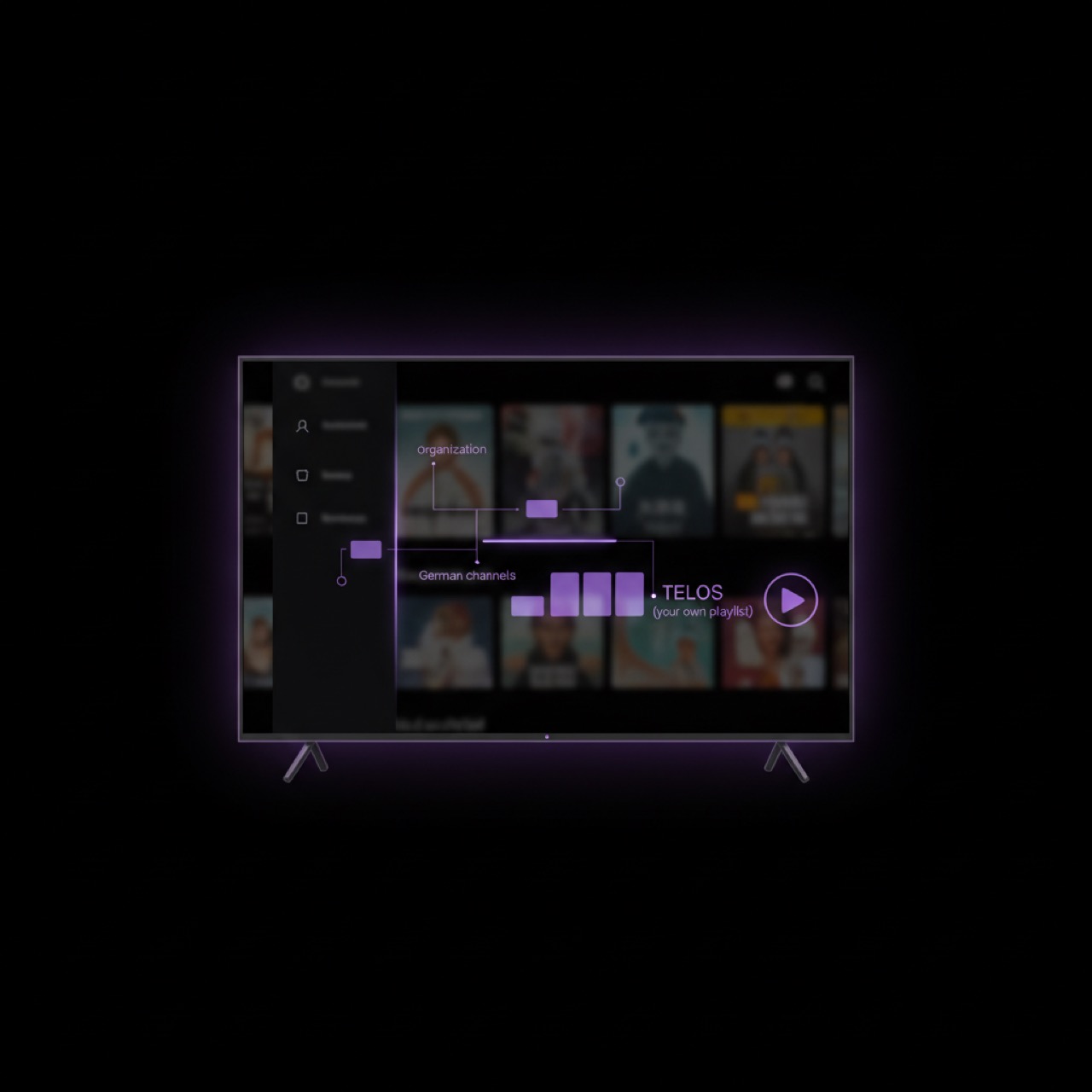Organising German Channels in TELOS: Your Own IPTV Playlist